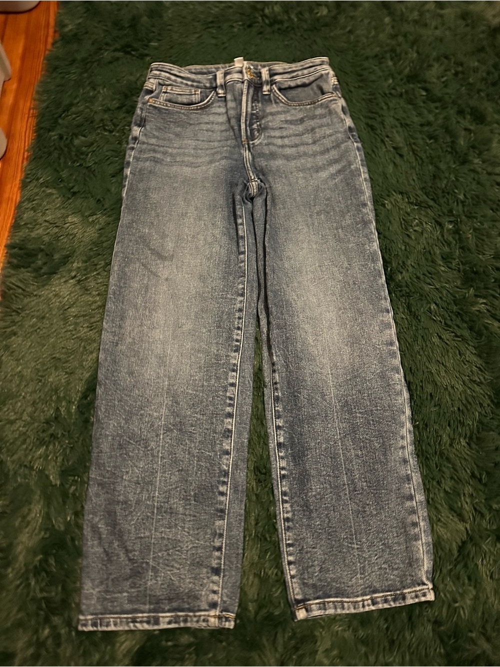 Lauren Conrad Soft Stretchy Wide Leg Jeans Size 4 Y2K Inspired